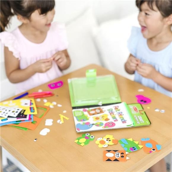On the Go Felt Friends Craft Activity Set With 188 Felt Stickers -Arts And Craft - Picture 6 of 6